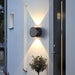 Versatile Outdoor Wall Lamp with Up and Down Lighting, Waterproof Aluminum and Acrylic, Available in 2 or 4 Light Options for Garden, Garage, and More-ErisView-18