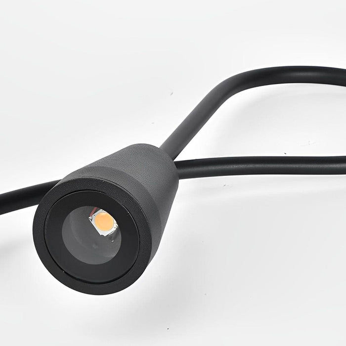 Versatile Outdoor and Indoor Landscape Light with High Brightness COB Lamp Beads, Flower Design, and Rustproof Black Aluminum Body for Long-lasting Use-ErisView-12