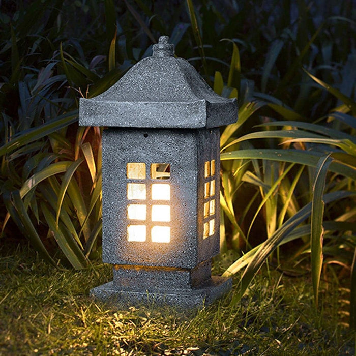 Versatile Resin Landscape Lighting with Stone Texture, Waterproof, Dustproof, and Perfect for Enhancing Outdoor Environments-ErisView-3