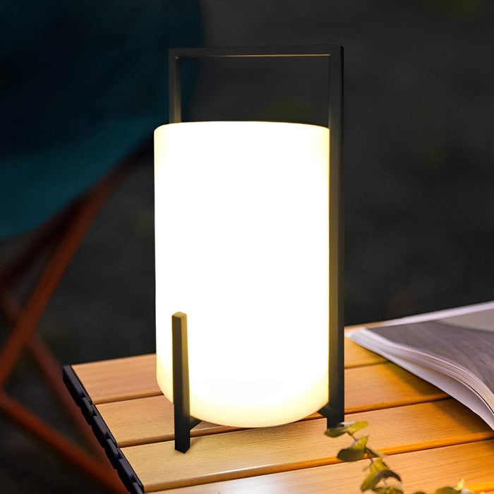 Versatile Smart Camping Light with Modern Design, Rechargeable & Solar Powered Options, Remote Control, RGB, and Waterproof Outdoor Floor Lamp-ErisView-1