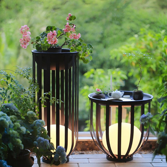 Versatile Solar Outdoor Lantern Table, Waterproof, Rust-Proof, Perfect for Garden Decor and Flower Pots, Creates Warm and Romantic Atmosphere-ErisView-1