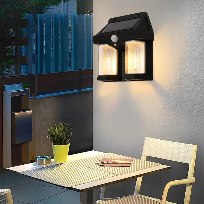 Versatile Solar Outdoor Wall Sconce with 3 Lighting Modes, Easy Installation, Waterproof Design for Enhanced Night Safety and Warmth-ErisView-5