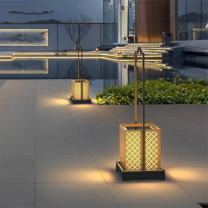 Versatile Waterproof Outdoor Garden Lights with Dual Pattern Designs, Stainless Steel & PE Lampshades, Solar & Wired Options, High-Color LED Illumination-ErisView-2