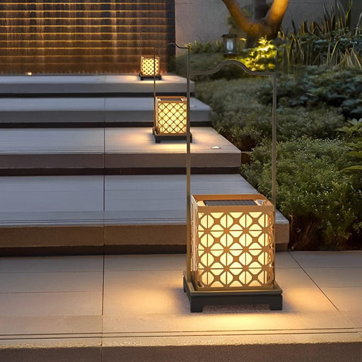 Versatile Waterproof Outdoor Garden Lights with Dual Pattern Designs, Stainless Steel & PE Lampshades, Solar & Wired Options, High-Color LED Illumination-ErisView-1