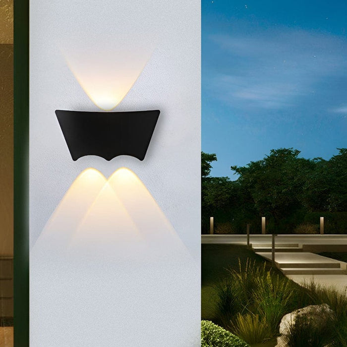 Versatile Waterproof Outdoor Wall Sconce Light, Durable Aluminum, High Transmittance Lens, Indoor/Outdoor Use, Easy to Clean, Long-lasting-ErisView-2