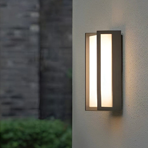 Waterproof Minimalist Outdoor Wall Light with Bright LED, Energy-Saving, No Glare, Eye-Friendly, Perfect for Villa, Patio, Hallway, Balcony-ErisView-1