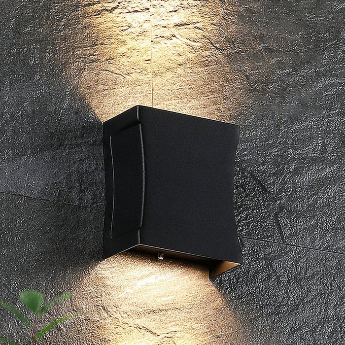 Waterproof Minimalist Outdoor Wall Light with High Brightness COB Light Source, IP65 Rated for All Weather Conditions-ErisView-3