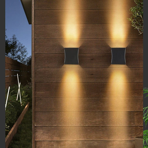 Waterproof Minimalist Outdoor Wall Light with High Brightness COB Light Source, IP65 Rated for All Weather Conditions-ErisView-1