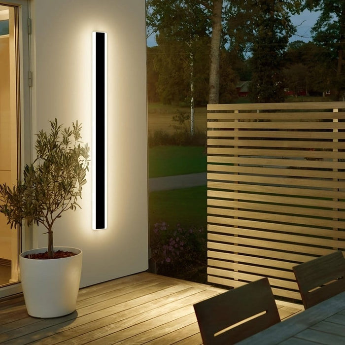 Waterproof Modern Outdoor Wall Light, White LED Wall Light for Living Room Porch Garage ErisView