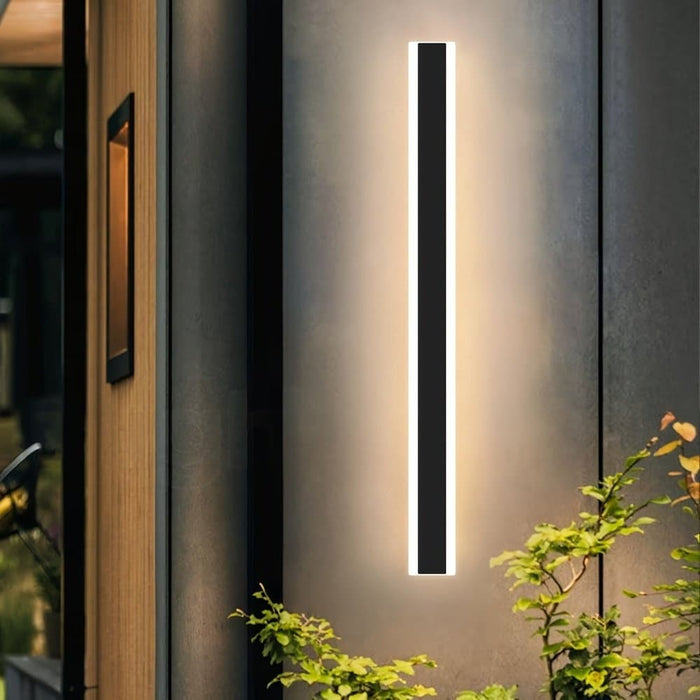 Waterproof Modern Outdoor Wall Light, White LED Wall Light for Living Room Porch Garage ErisView