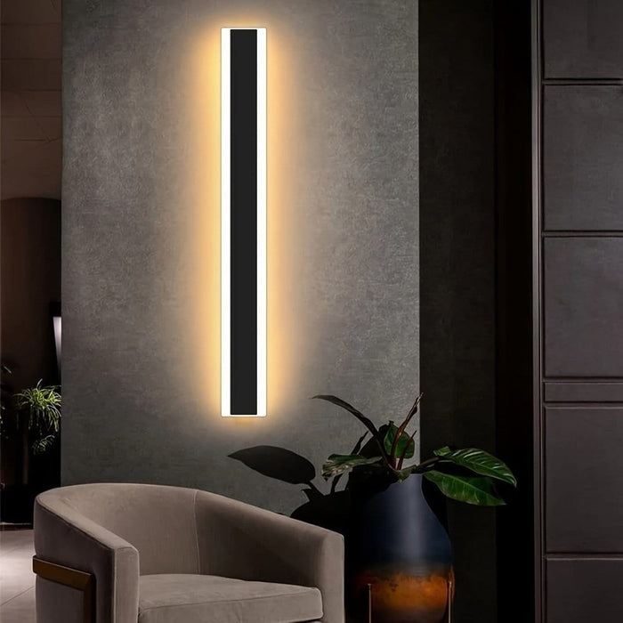 Waterproof Modern Outdoor Wall Light, White LED Wall Light for Living Room Porch Garage ErisView