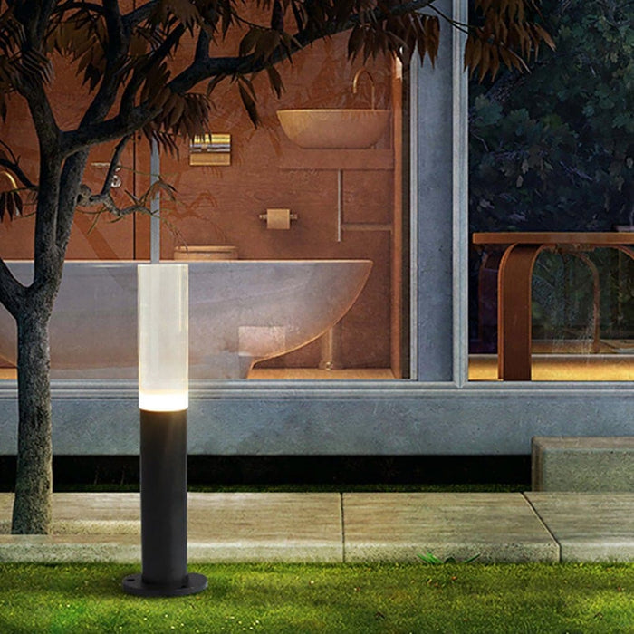 Waterproof Outdoor Lawn Lamp with Acrylic Lampshade, Solid Hardware Base, and Frosted Surface for Garden, Porch, and Pathway Decoration-ErisView-14