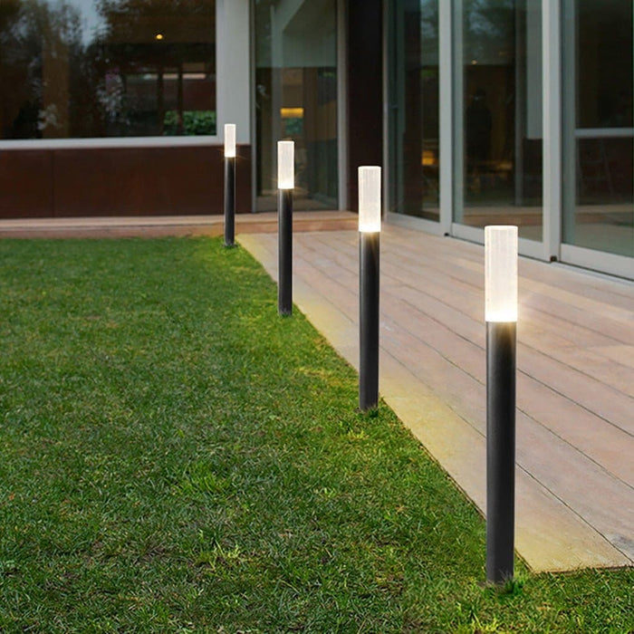 Waterproof Outdoor Lawn Lamp with Acrylic Lampshade, Solid Hardware Base, and Frosted Surface for Garden, Porch, and Pathway Decoration-ErisView-19