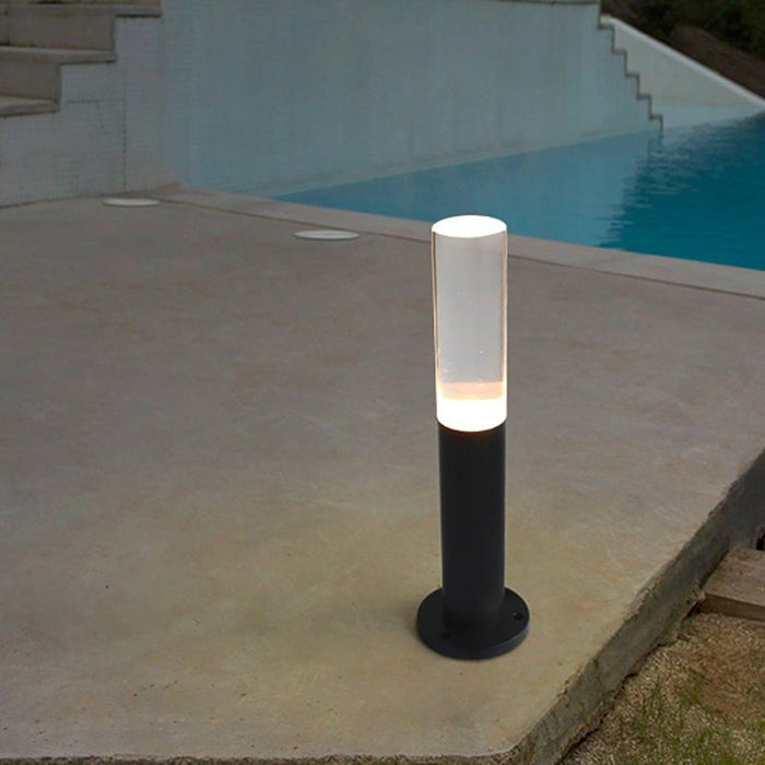 Waterproof Outdoor Lawn Lamp with Acrylic Lampshade, Solid Hardware Base, and Frosted Surface for Garden, Porch, and Pathway Decoration-ErisView-7