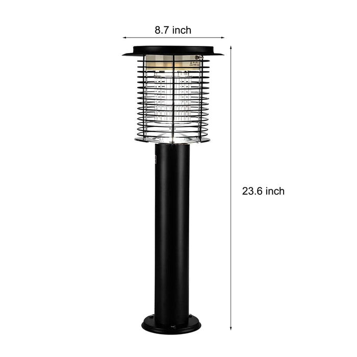 Waterproof Solar Bug Zapper Light with Dual Light Frequency, USB Charging, and Automatic Day/Night Mode for Indoor and Outdoor Mosquito Control-ErisView-5