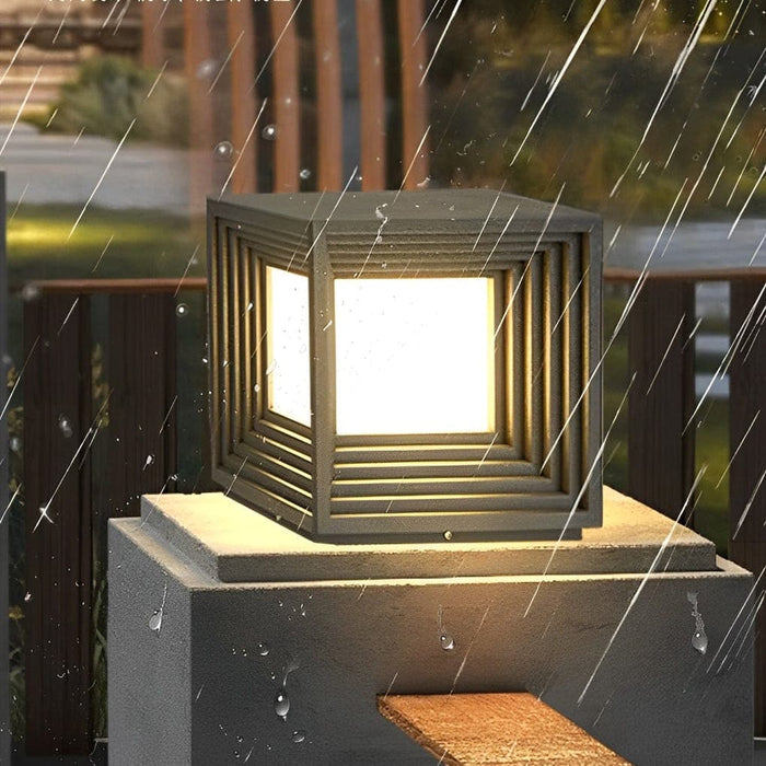 Waterproof Solar Deck Post Lights for Outdoor Gardens, Automatic Charging & Night Activation, Stylish Design for Any Home Architecture-ErisView-10