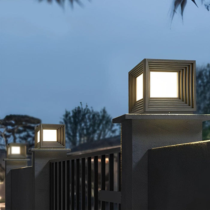 Waterproof Solar Deck Post Lights for Outdoor Gardens, Automatic Charging & Night Activation, Stylish Design for Any Home Architecture-ErisView-13