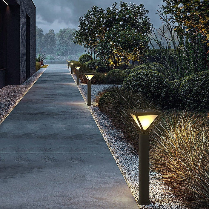 Waterproof Solar Lamp Post for Yard Landscape, Chic Outdoor Decoration with Bright, Gentle Light for Garden, Pool, Driveway, and Path-ErisView-2