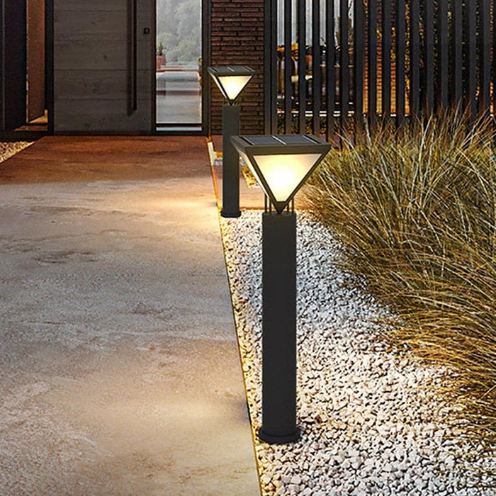 Waterproof Solar Lamp Post for Yard Landscape, Chic Outdoor Decoration with Bright, Gentle Light for Garden, Pool, Driveway, and Path-ErisView-4