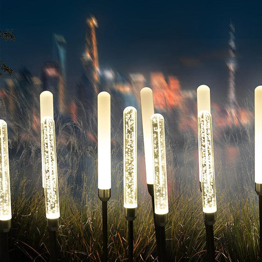 Waterproof and Rust-Proof Reed Outdoor Garden Lights, Acrylic and Stainless Steel, Perfect for Landscaping, Backyard, Park, and Path-ErisView-1